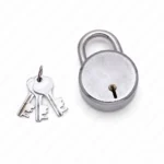 Round Padlock Silver