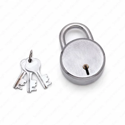 Round Padlock Silver