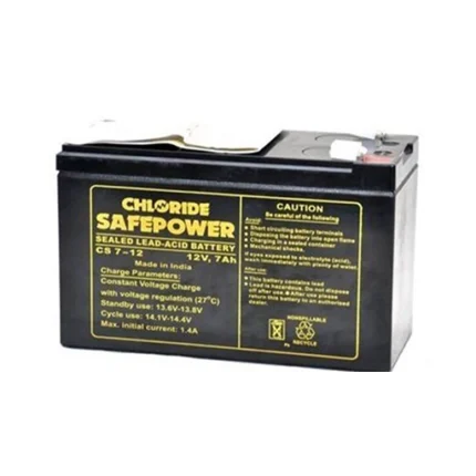 Exide Chloride Safe Power 12V 7Ah SMF Battery