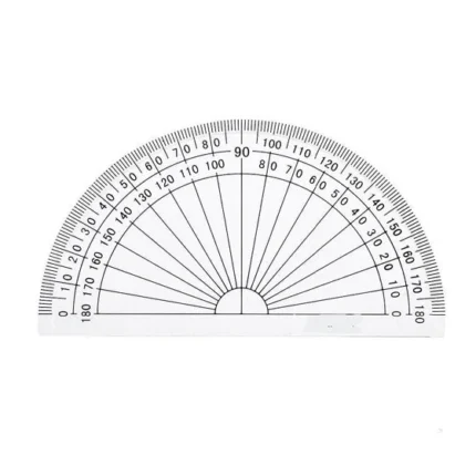 180 Degree Half Round Circle Protractor