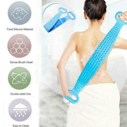 Silicon Back Scrubber Belt - Bathing Brush Bathroom Accessories