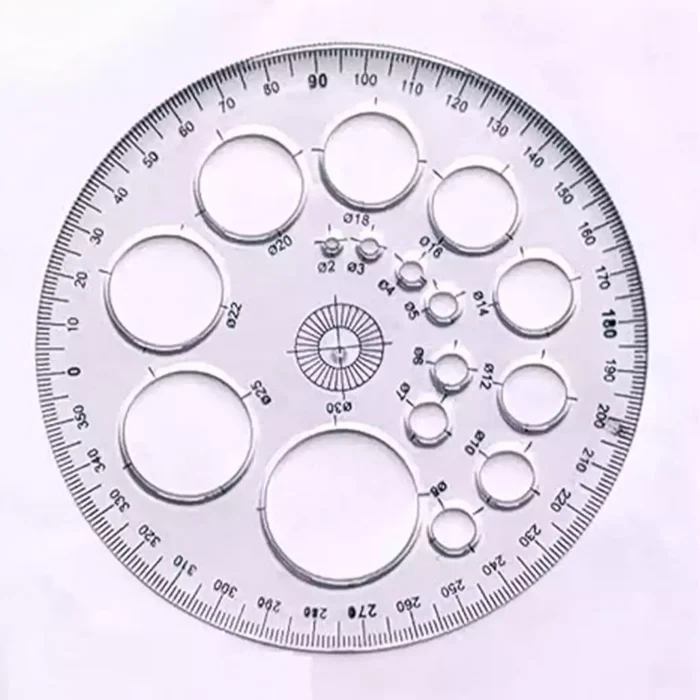 360 Degrees Full Round Pro Circle - Clear White, 1 pc - Image 1