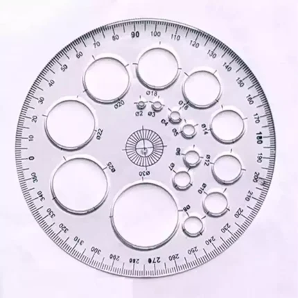 360 Degree Full Round Pro Circle Clear White