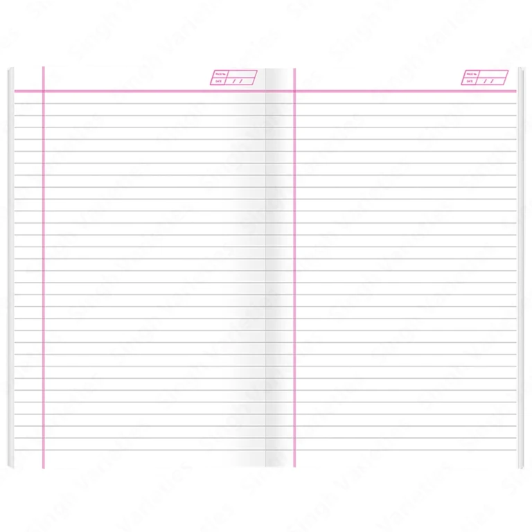 A4 Book - Single Line Notebook, Soft Cover, 21cm x 29cm, 1 pc (Book Varieties) - Image 2