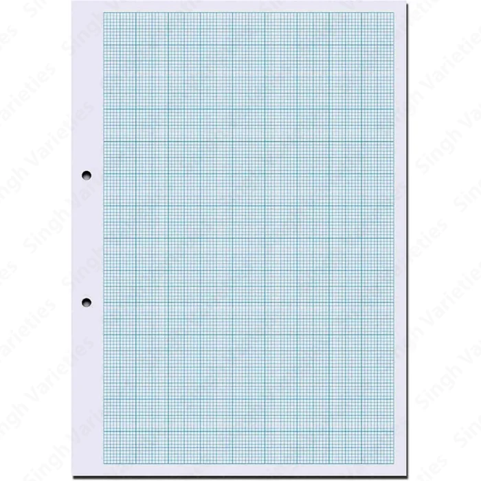 A4 Graph Paper Sheet, Loose Leaf Paper 1mm, 1 pc - Image 1