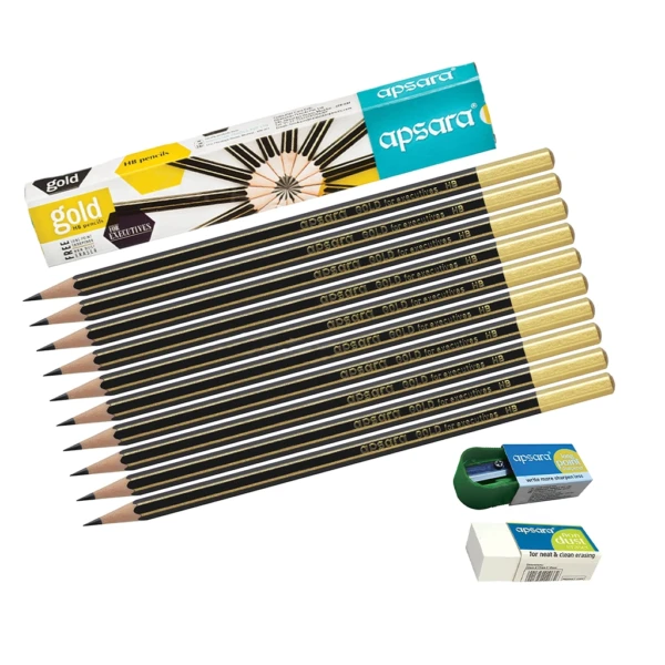 Apsaras Pencil - Gold HB Pencils