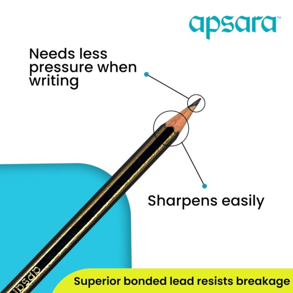 Apsaras Pencil - Gold HB Pencils