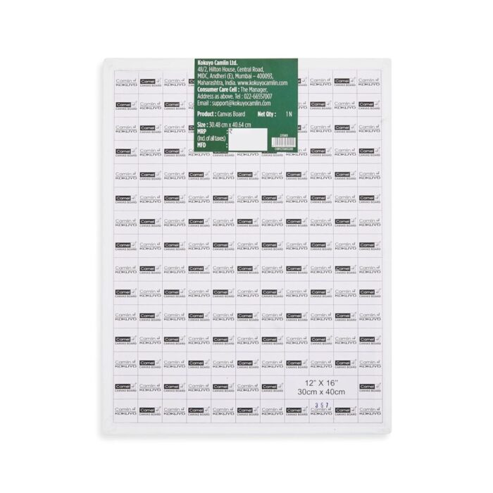 Camel Kokuyo Canvas Board – Premium Quality Artist Canvas for Painting and Crafting
