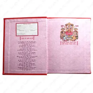 Canvas Index Khata Book