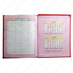 Canvas Index Khata Book