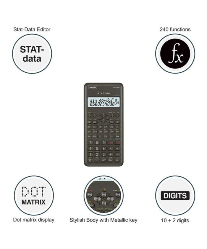 Casio Calculator - fx-82ms 2nd Gen Scientific, 1 pc - Image 2