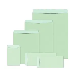 Cloth Line Green Envelope