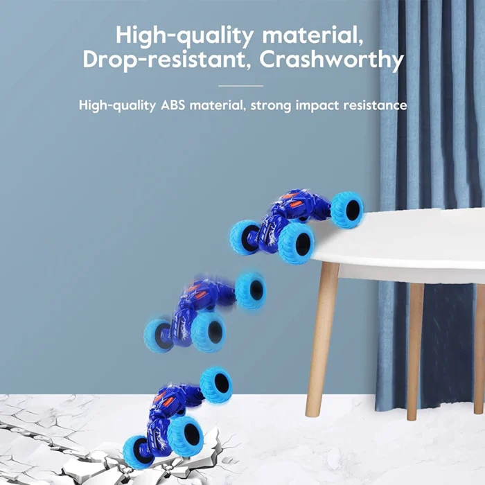 DTX Telescopic Car Double Sided Pull Stunt Action Car Toy for Kids