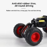 DTX Telescopic Car Double Sided Pull Stunt Action Car Toy for Kids