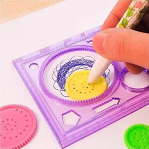 Designer Ruler – Spirograph Ruler for Creative Drafting and Precision Scale