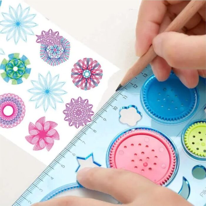 Designer Ruler – Spirograph Ruler for Creative Drafting and Precision Scale