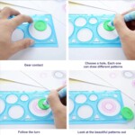 Designer Ruler – Spirograph Ruler for Creative Drafting and Precision Scale