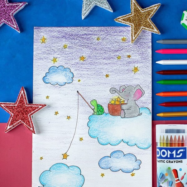 Doms Plastic Crayons
