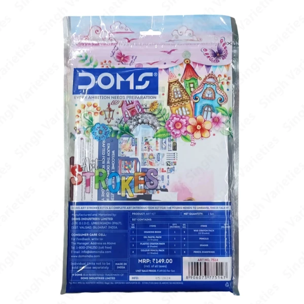 Doms Stationery Kit - Art Strokes