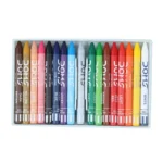 Doms Wax Crayons Extra Long 16 Shades