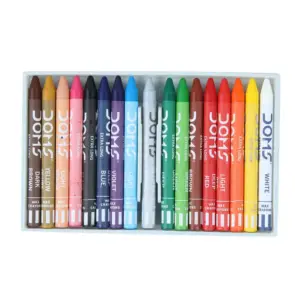 Doms Wax Crayons Extra Long 16 Shades