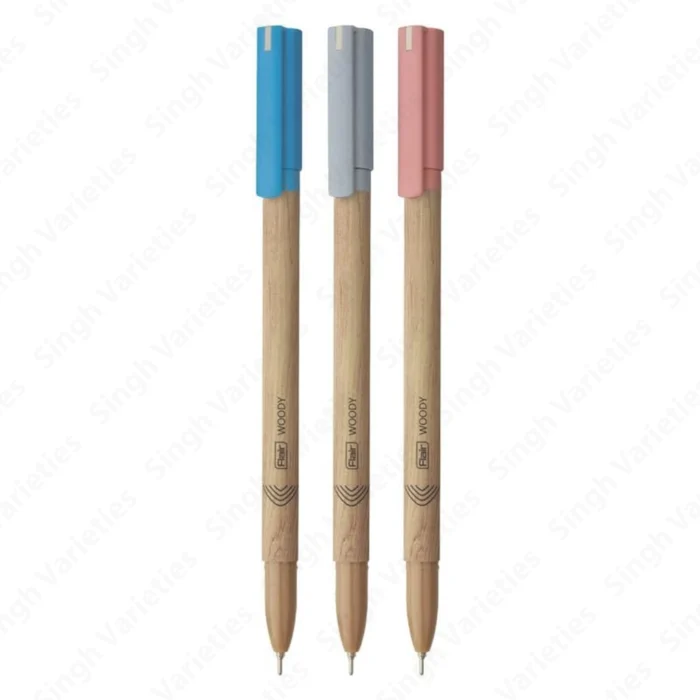Flair Woody Ball Pen – Smooth Writing with a Stylish Wooden Finish 🖊️ (Pack of 1) - Image 2