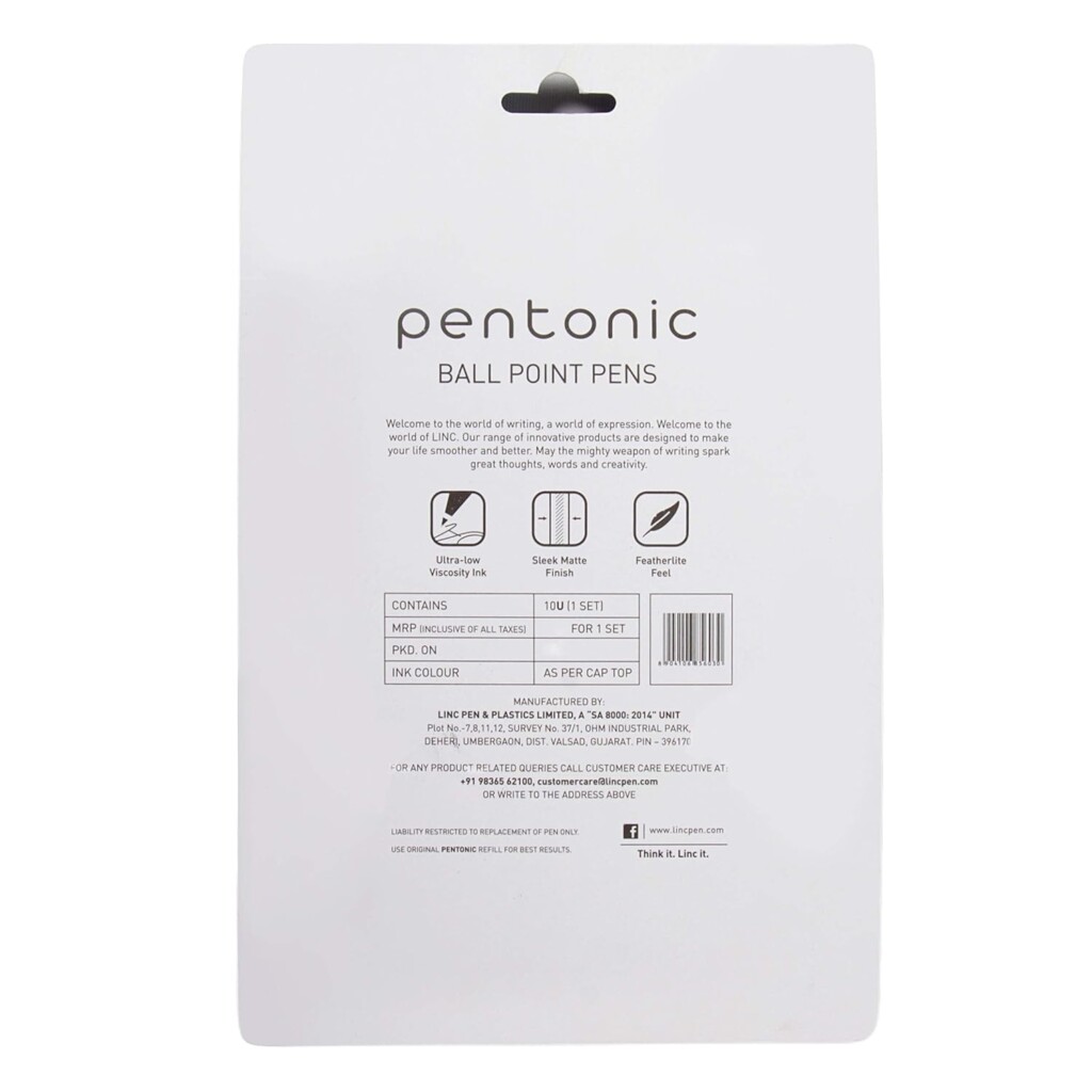 Linc Ball Pen - Pentonic 10 Colour