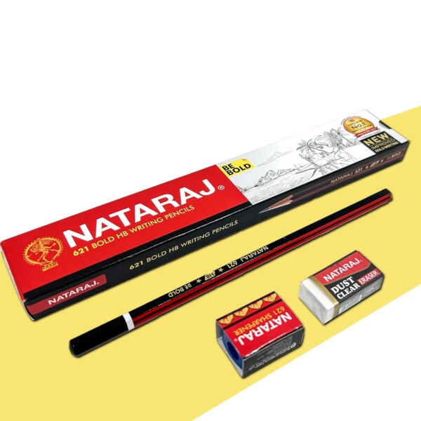 Nataraj Pencil - 621 Bold HB Writing Pencils