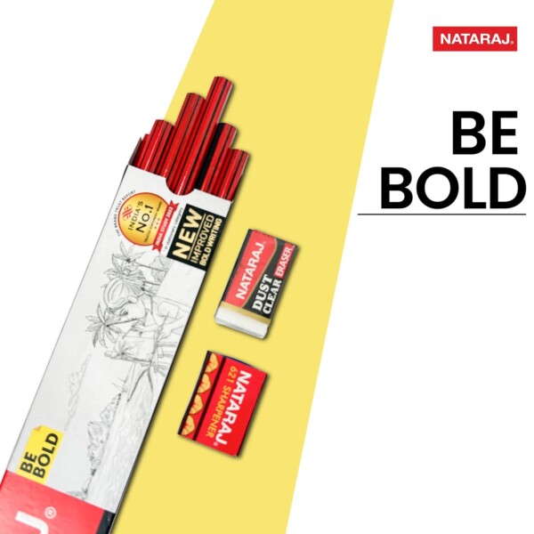 Nataraj Pencil - 621 Bold HB Writing Pencils