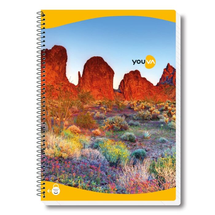 Navneet Youva Notebook - A4 Spiral Bound, Single Line, 1 pc - Image 1