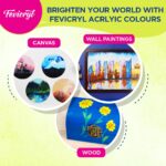 Pidilite Fevicryl Acrylic Colours Sunflower Kit 10 Shades