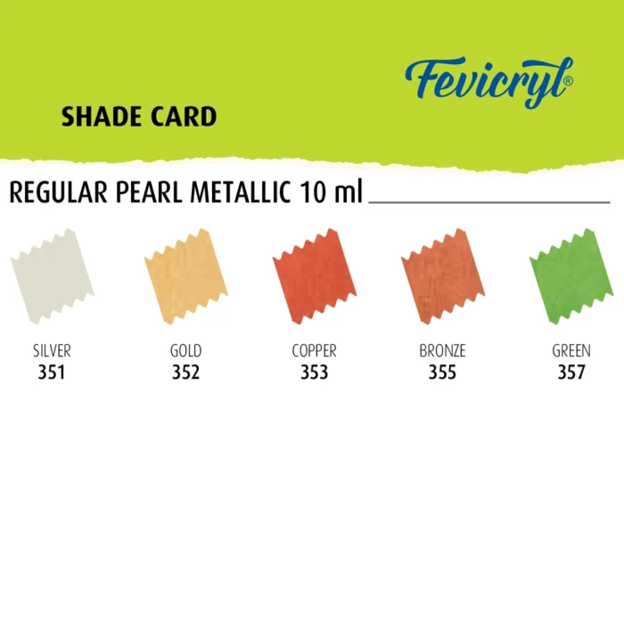 Pidilite Fevicryl Pearl Metallic Colours
