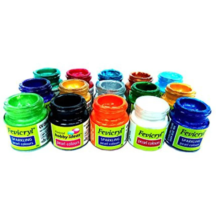 Pidilite Fevicryl Sparkling Pearl Colours – 10ml, Shimmering Pearl Finish (Pack of 1) - Image 1
