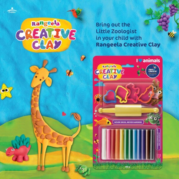 Pidilite Rangeela Creative Clay 150g Animals