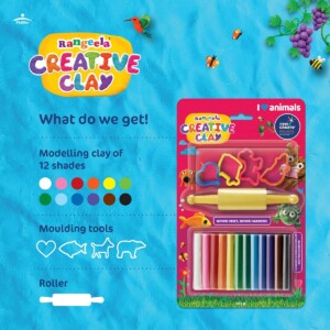 Pidilite Rangeela Creative Clay 150g Animals