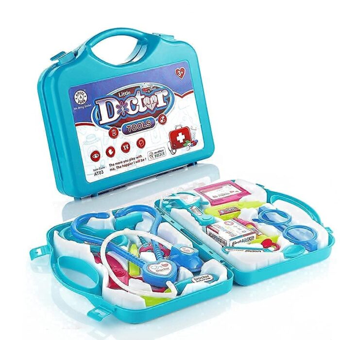 Plastic Doctor Play Set with Foldable Suitcase