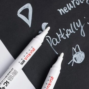 White Permanent Marker Pen – Bold