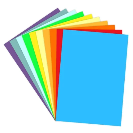 A3 Hard Colored Paper Sheet 120-210 GSM Art and Craft