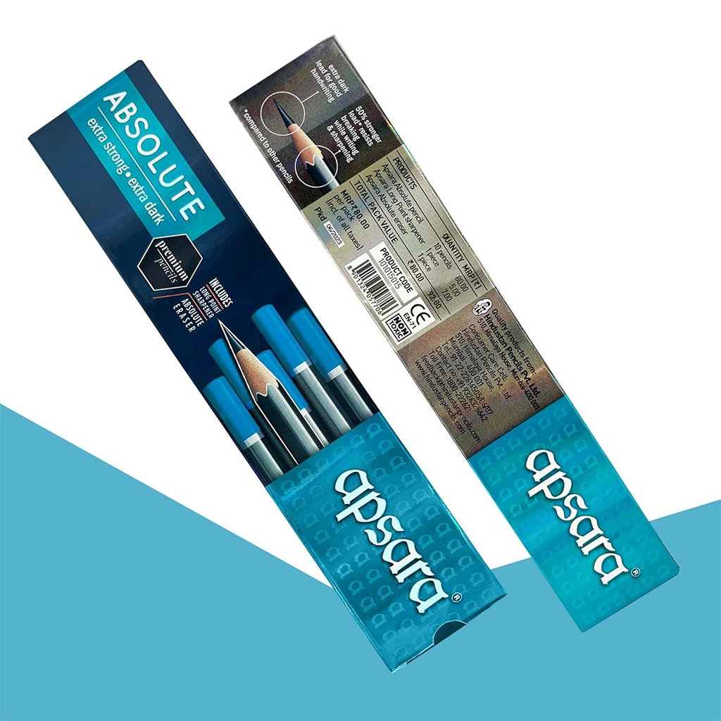 Apsaras Pencil - Absolute Extra Dark Pencils_4 Apsaras Pencil - Absolute Extra Dark Pencils