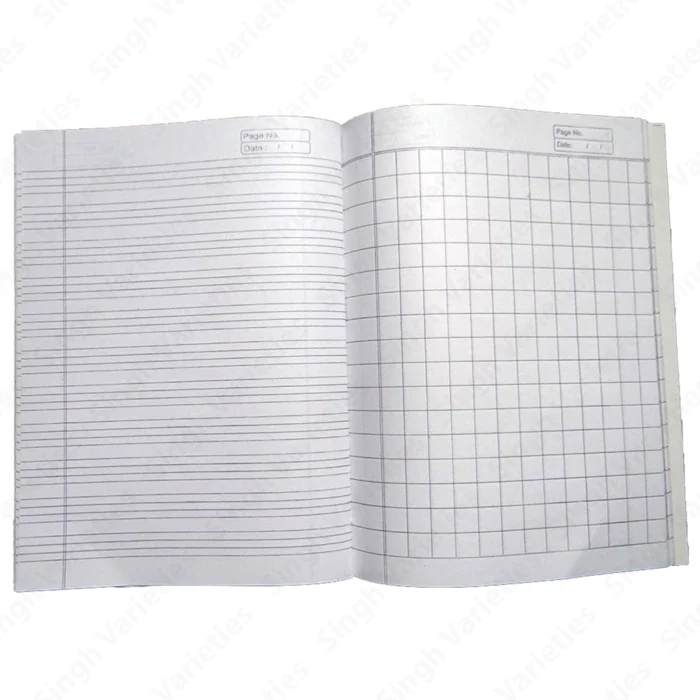 B5 Notebook - Subject 3 in 1 Book (Single Line + Four Line + Squar Line), 1 pc - Image 3