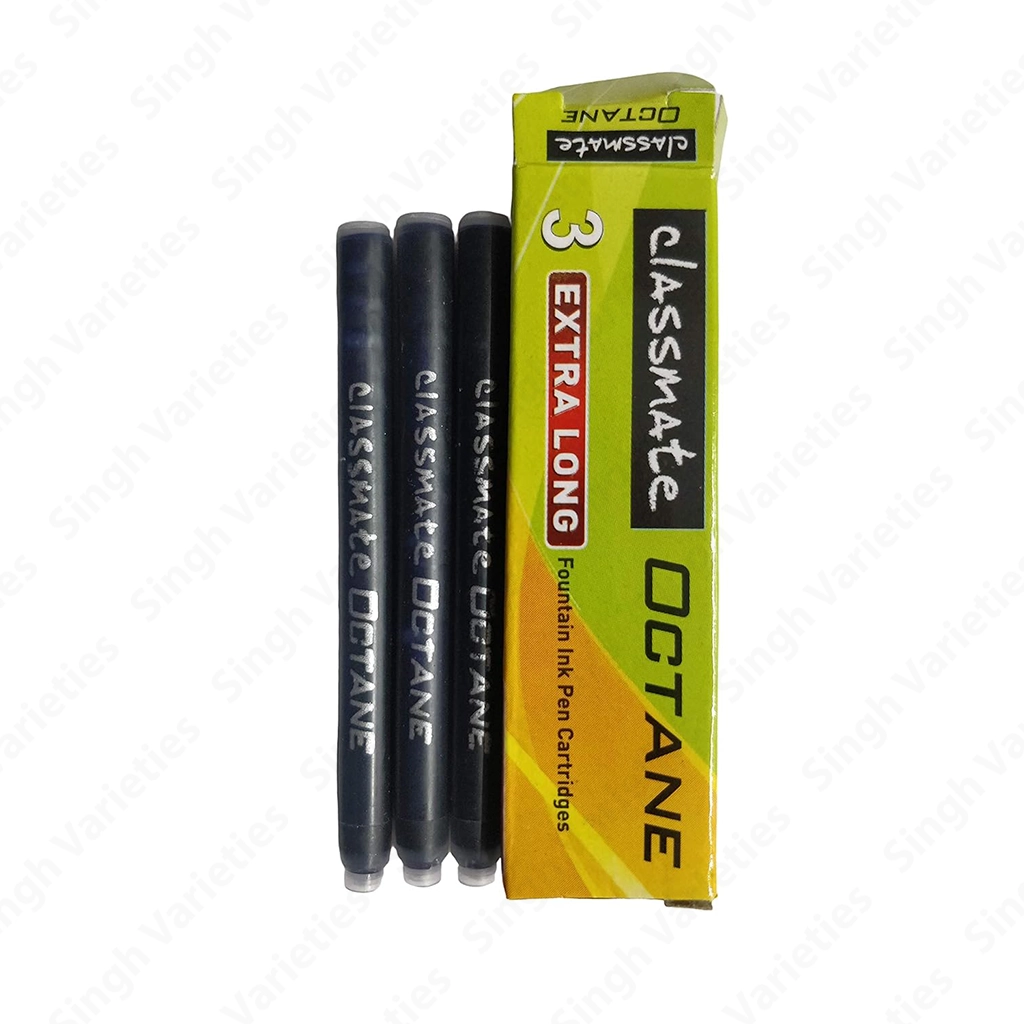 Classmate Fountain Ink Cartridges – Octane_1 Classmate Fountain Ink Cartridges - Octane (Set of 3 pc) - Image 1