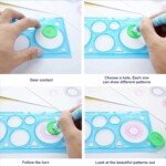 Designer Ruler – Spirograph Ruler for Creative Drafting and Precision Scale