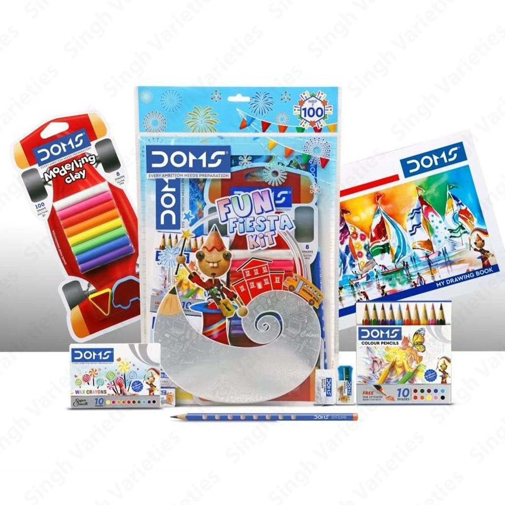 Doms Stationery Kit - Fun Fiesta Kit_1 Doms Stationery Kit - Fun Fiesta Kit