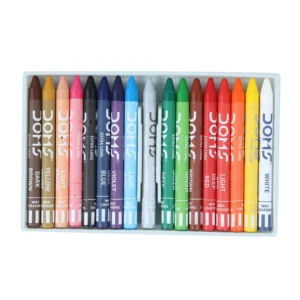 Doms Wax Crayons Extra Long 16 Shades