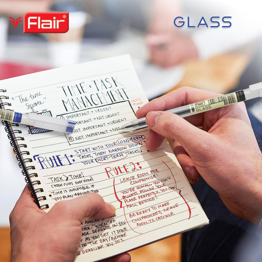 Flair Ball Pen - Glass Transparent_4 Flair Ball Pen - Glass Transparent, 1 pc - Image 4