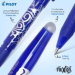 Pilot Frixion 0.7mm Fine Point Roller Ball Pen with Inbuild Eraser