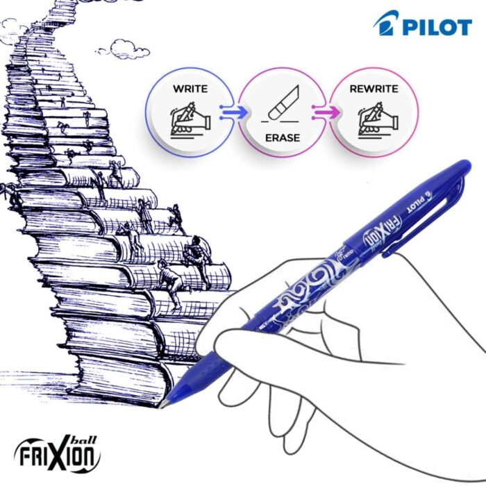 Pilot Frixion 0.7mm Fine Point Roller Ball Pen with Inbuild Eraser