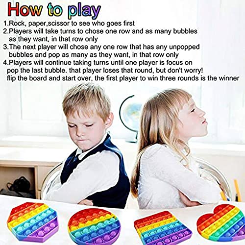 Version 1.0.0 Pop It Fidget Toys – Push Pop Bubble