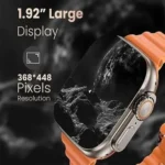 T800 Ultra Smartwatch – Bluetooth Calling, Fitness Tracker, Heart Rate Monitor, Waterproof Smart Watch Compatible with Android & iOS All Accessories