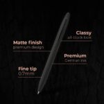 Cello Ball Pen - Signature Carbon Slim, Blue Ink, 1 pc - Image 2